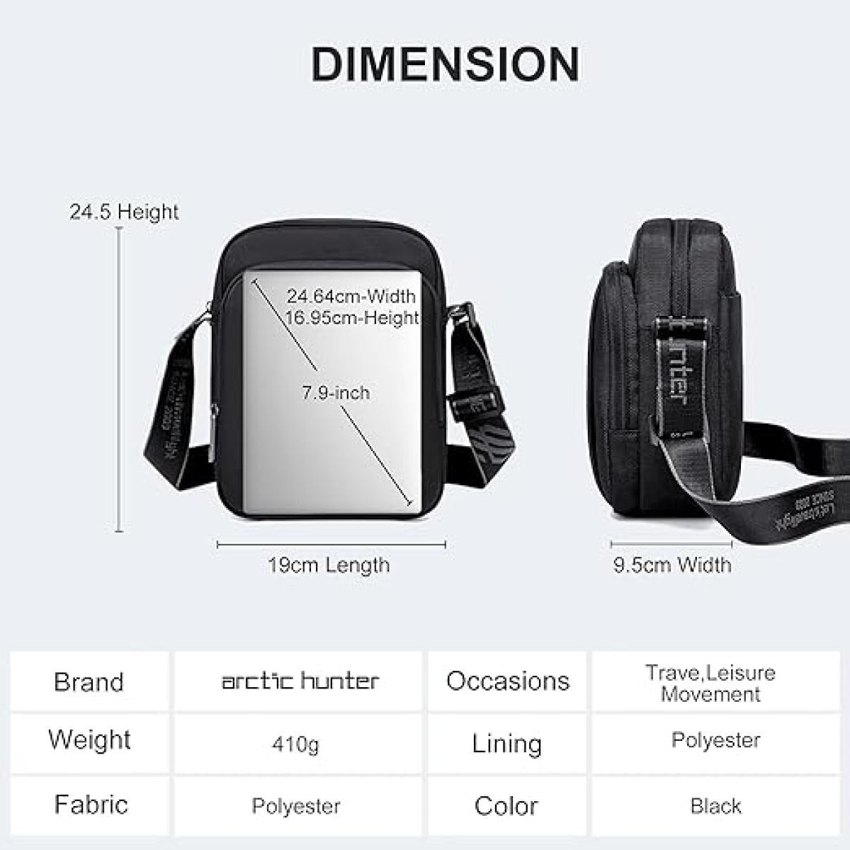 Arctic Hunter K00542 Premium Sling Bag Crossbody