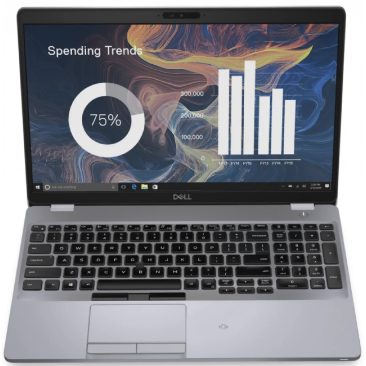 Dell Latitude 5510 Open Box business laptop with 10th Gen Intel Core i5, 8GB DDR4 RAM, 256GB NVMe SSD, 15.6-inch Full HD anti-glare display, numeric keypad and webcam privacy shutter at SAMMANPC AlSamman For Computer in Jordan