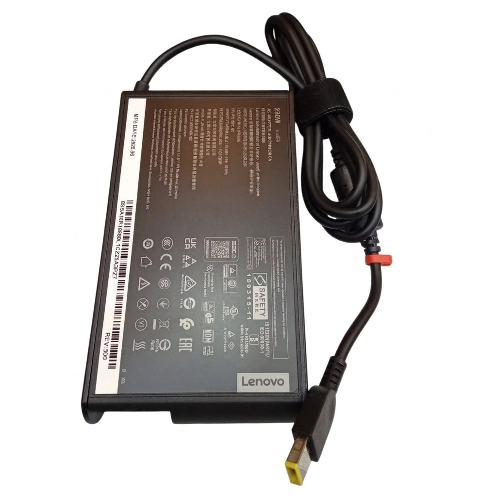 Lenovo 230W laptop charger 20V 11.5A USB Type connector for compatible gaming and workstation laptops at SAMMANPC AlSamman For Computer Jordan
