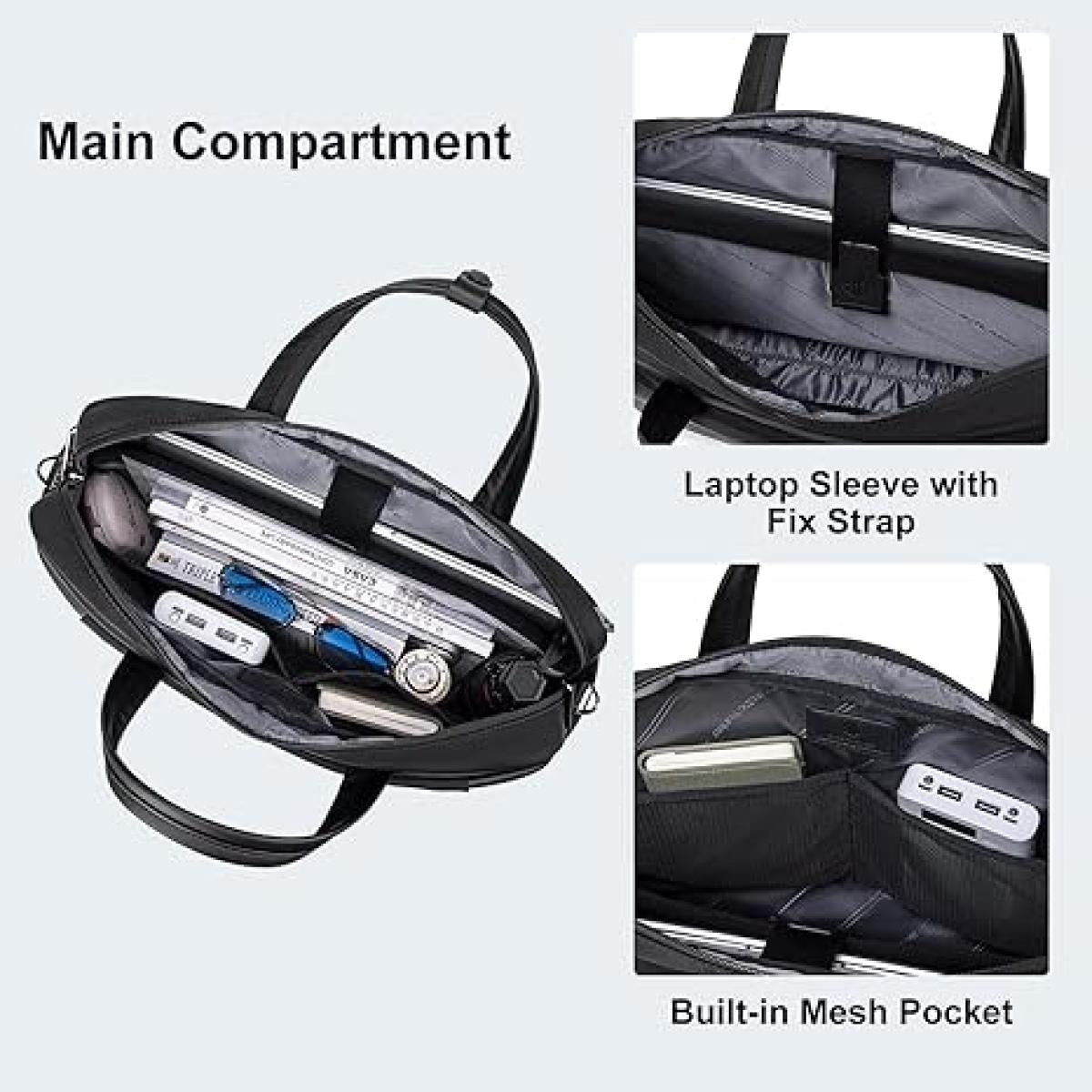 Arctic Hunter Laptop Bag for Men with Multi Pockets Office Travel Backpack with Laptop/iPad Pocket Water-resistant Backpack
