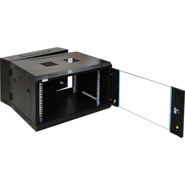 6U Wall Mount Server Rack Cabinet 600x450x350mm with 4-socket PDU and cooling fan in Jordan Amman and Irbid from SAMMAN.JO and AlSamman For Computer