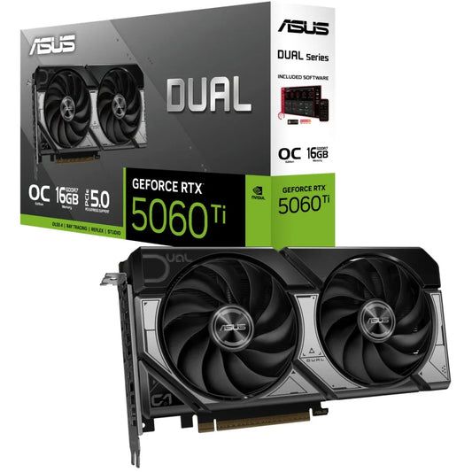 ASUS Dual GeForce RTX 5060 Ti OC Edition 8GB GDDR7 - Graphics Card