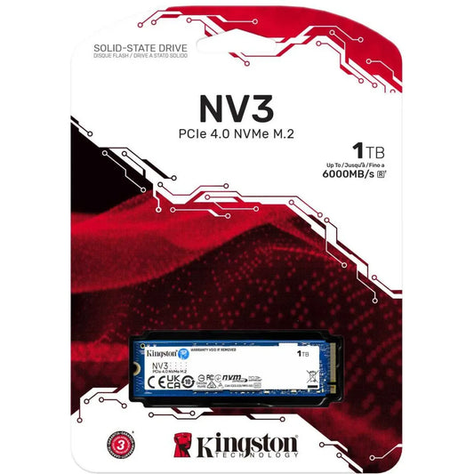 محرك أقراص كينغستون NVMe SSD سعة 1 تيرابايت من الجيل الرابع