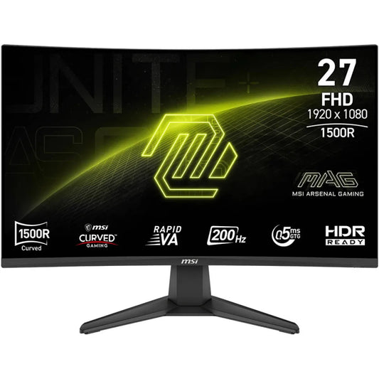 شاشة MSI MAG 276CF E20 مقاس 27 بوصة منحنية 200Hz