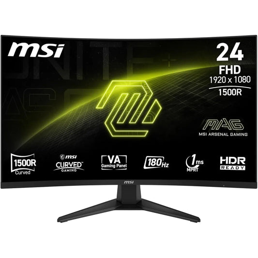 MSI MAG 244C 24-Inch Curved Gaming Monitor 180Hz