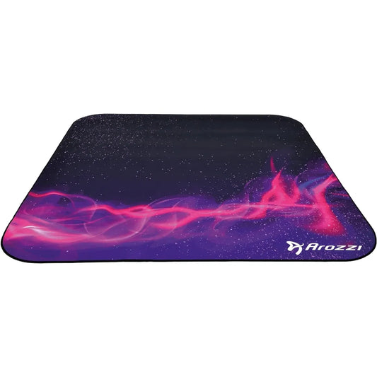 Arozzi Floor Mat Zona Quattro Microfiber Gaming Chair Floor Mat for Carpet Anti-Slip Noise Dampening Floor Mat for Office Chair - Galaxy