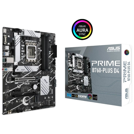 ASUS Prime B760-PLUS D4 Intel 14th & 13th Gen ATX Motherboard