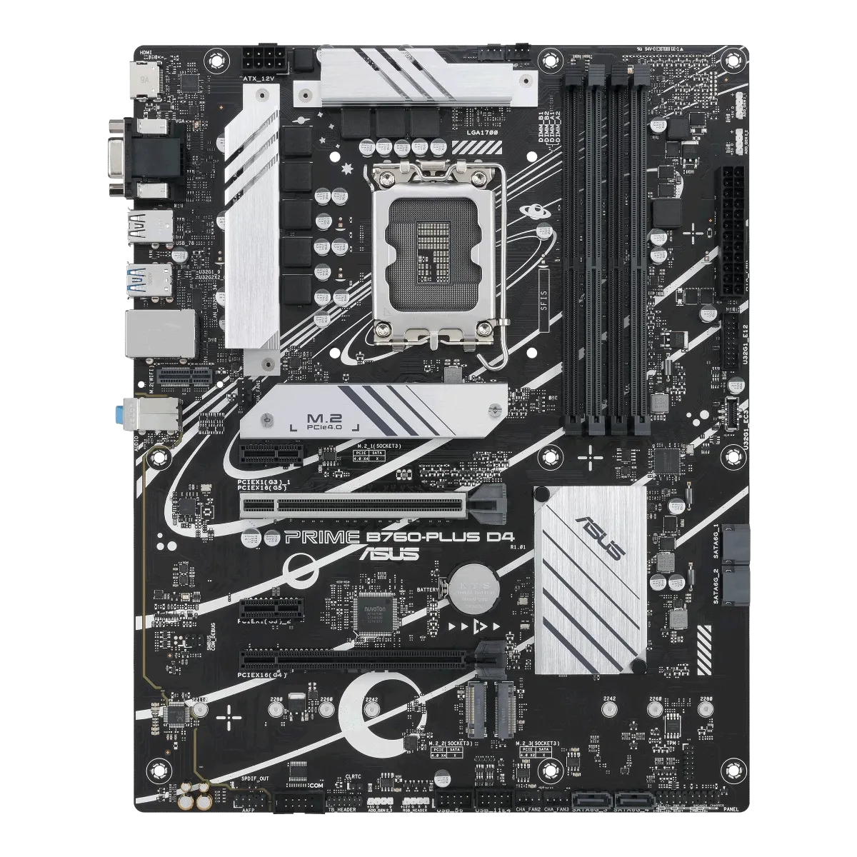 ASUS Prime B760-PLUS D4 Intel 14th & 13th Gen ATX Motherboard