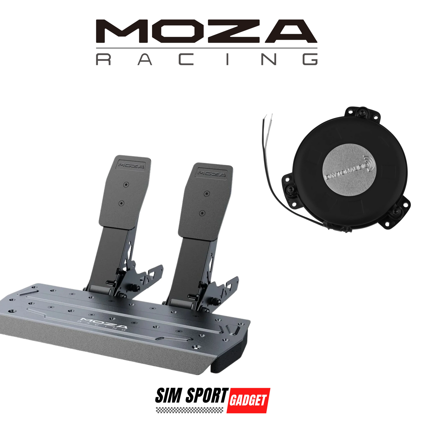 MOZA SR-P Lite racing pedals with clutch for sim racing in Jordan and Amman