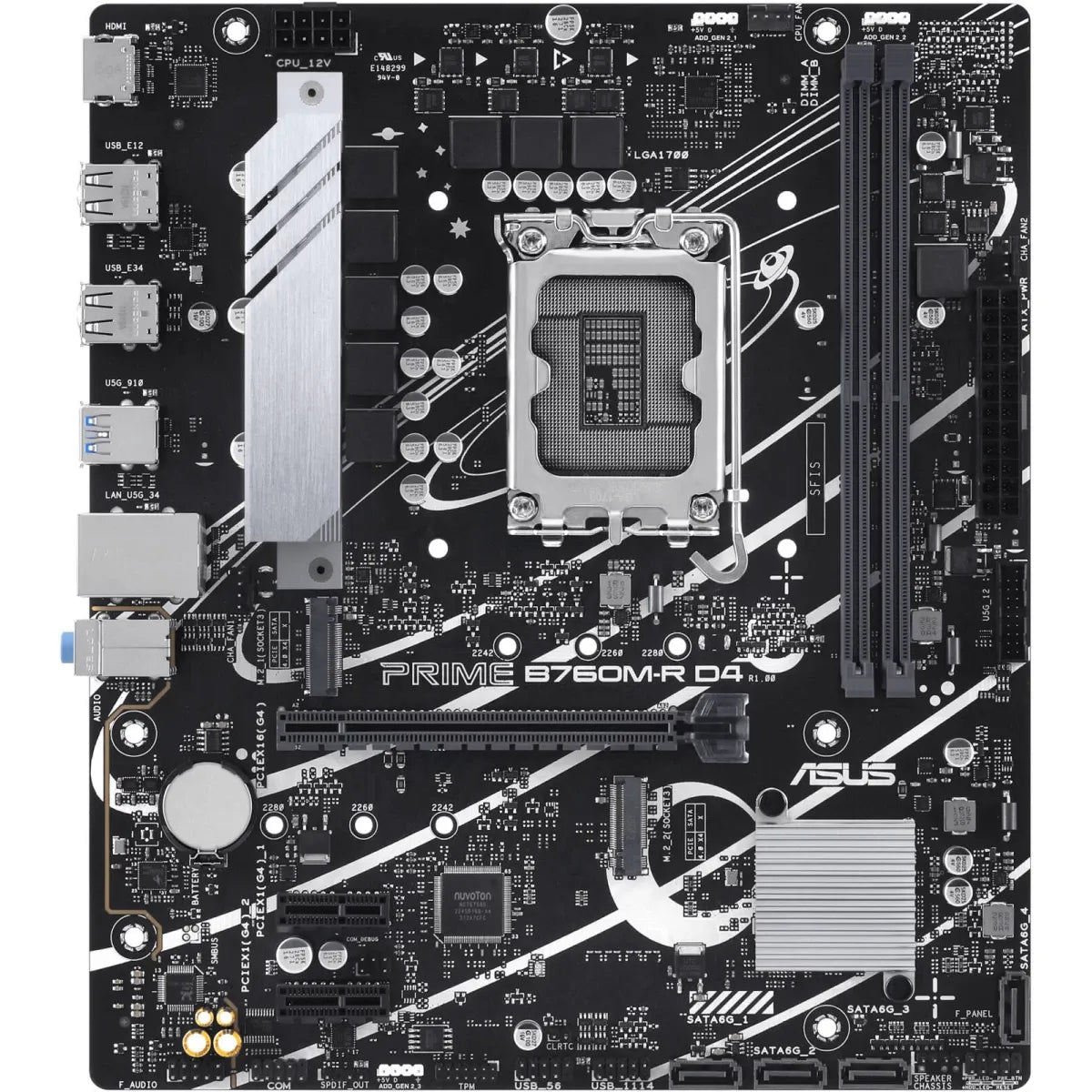 ASUS PRIME B760M-R DDR4 Intel 13th Gen Motherboard PCIe 4.0