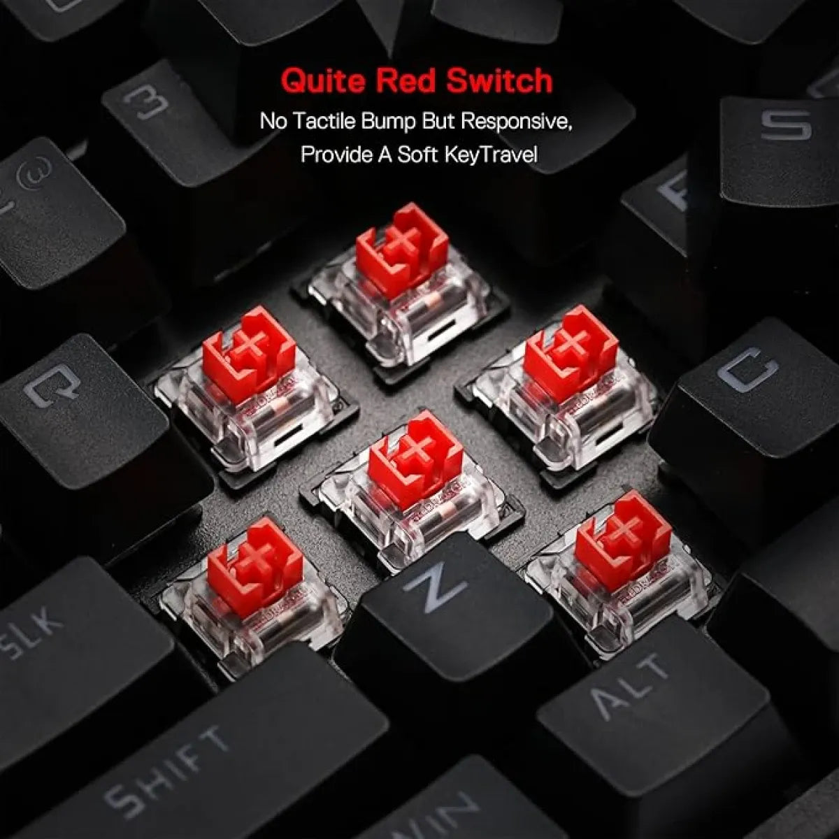 Redragon K588 RGB Mechanical Gaming Keyboard with Macro Keys & Palm Rest