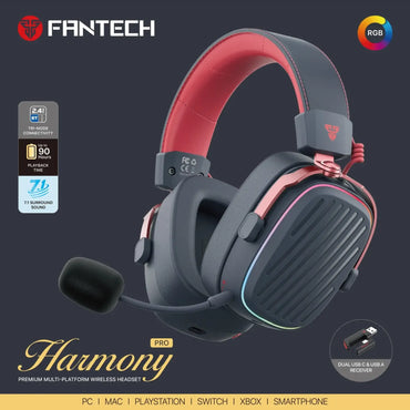 Fantech WHG02P Harmony Pro Wireless RGB Gaming Headset