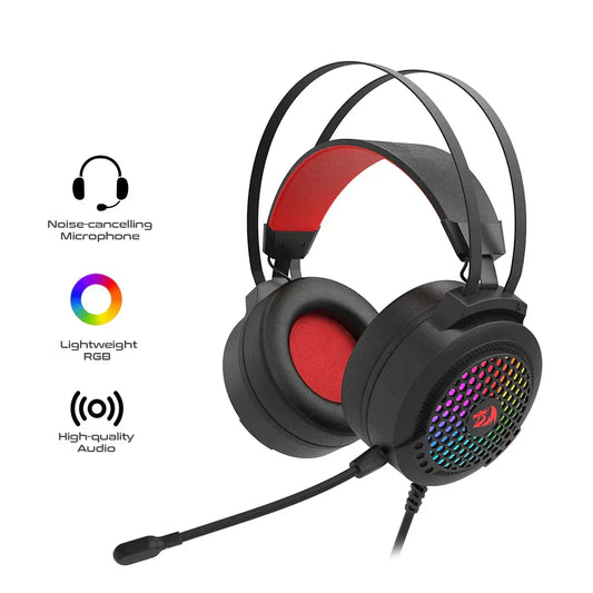 Redragon Carmen H261 RGB Gaming Headset with Noise-Canceling Mic