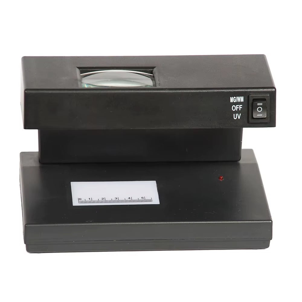 UV Counterfeit Money Detector with Magnifier