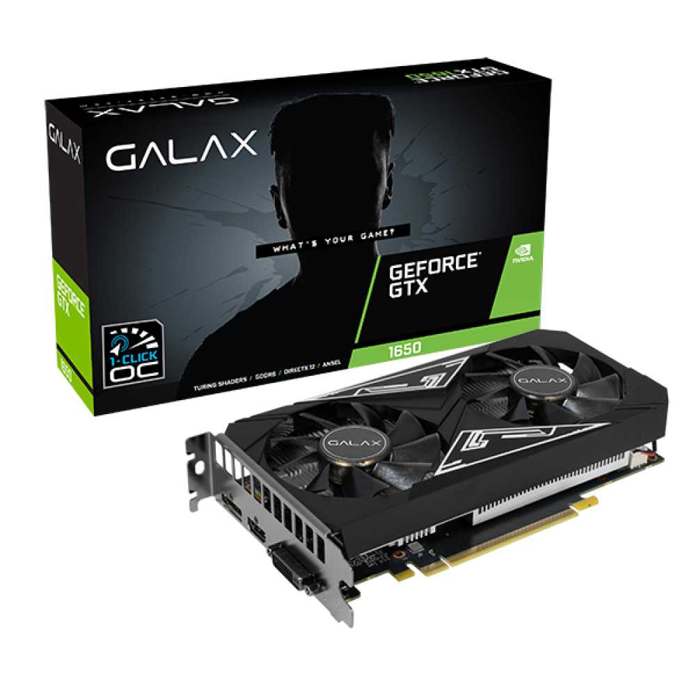 GALAX GeForce GTX 1650 EX PLUS 4GB GDDR6 (1-Click OC) – Al-Samman