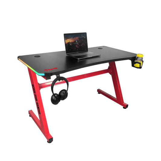 DE-08 Arena 50 Gaming Desk with Headset & Cup Holder