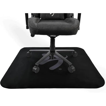 Arozzi Floor Mat Zona Quattro Microfiber Gaming Chair Floor Mat for Carpet Anti-Slip Noise Dampening Floor Mat for Office Chair - Black Grey