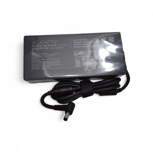 ASUS 300W advertised laptop charger with 20V output and stated 16.5A current for compatible gaming and high-performance laptops at SAMMANPC Jordan
