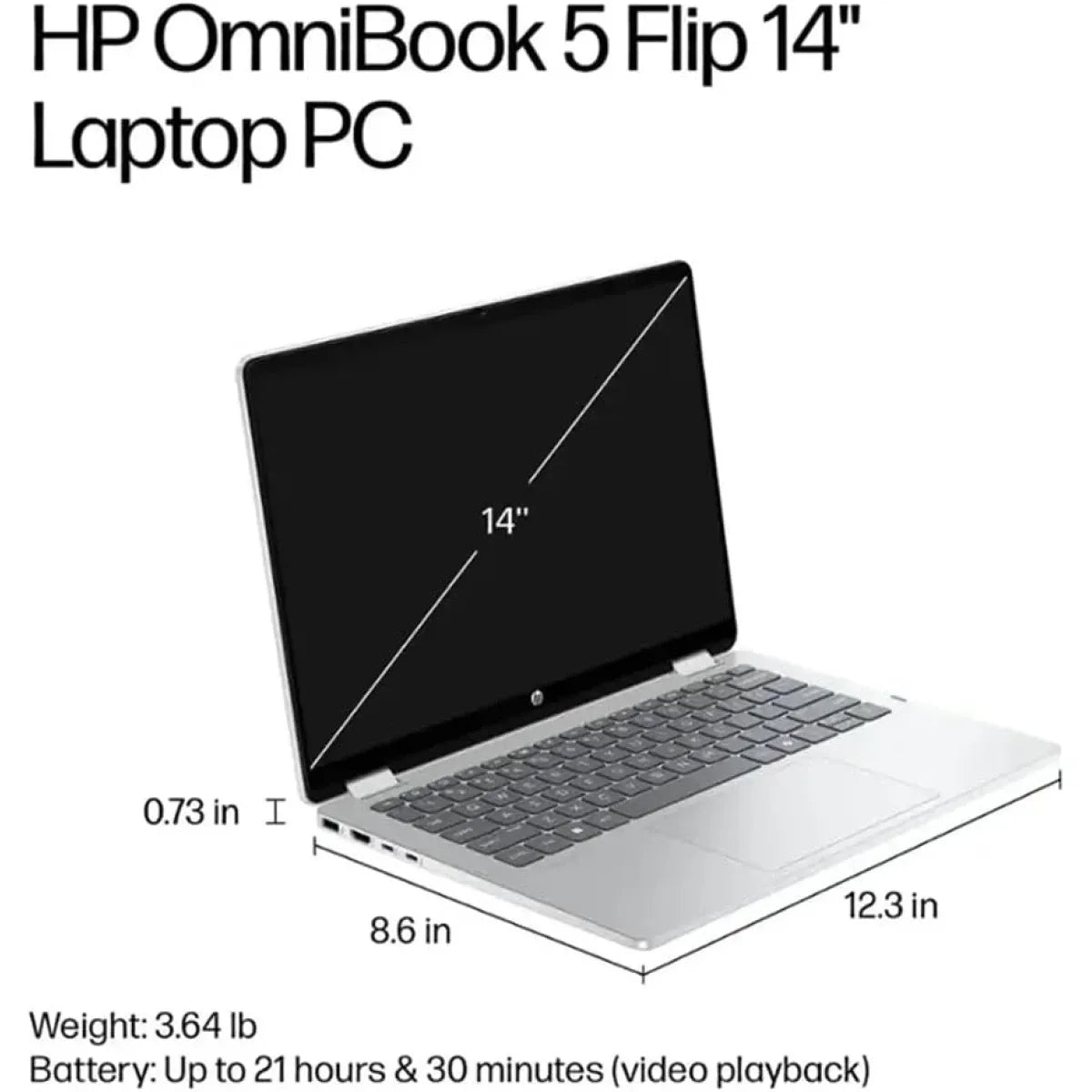 HP OmniBook 5 Flip core 7 Touch 2K Laptop