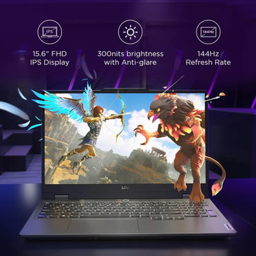 Lenovo LOQ 15IRX9 13th Gen Intel Core i7 13645HX DDR5 16GB SSD M.2 2242 PCIe 4.0x4 NVMe 512GB NVIDIA GeForce RTX 4050 6GB GDDR6 15.6" FHD Gaming Laptop