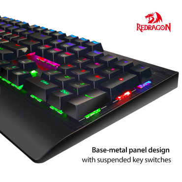 Redragon K557 RGB Waterproof 104-Key Mechanical Gaming Keyboard