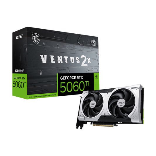 MSI GeForce RTX 5060 VENTUS 2X OC 8GB GDDR7 - Graphics Card