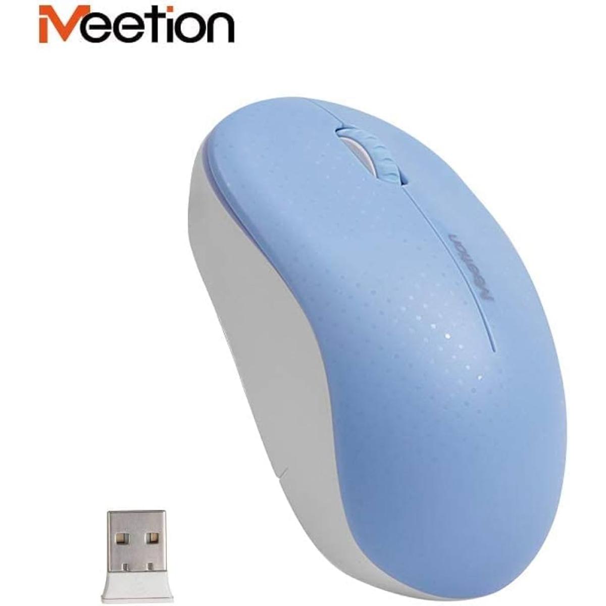 ماوس MeeTion MT-R545 اللاسلكي البصري بمنفذ USB للكمبيوتر بتردد 2.4 جيجاهرتز