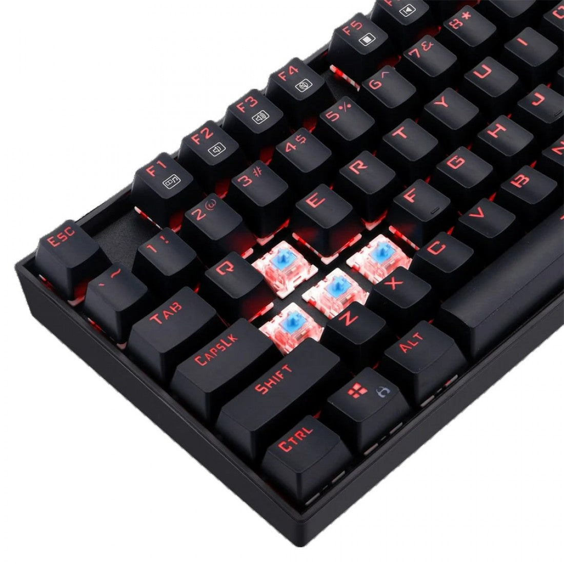 Redragon K551 MITRA Mechanical Gaming Keyboard – Blue Switches & Red LED