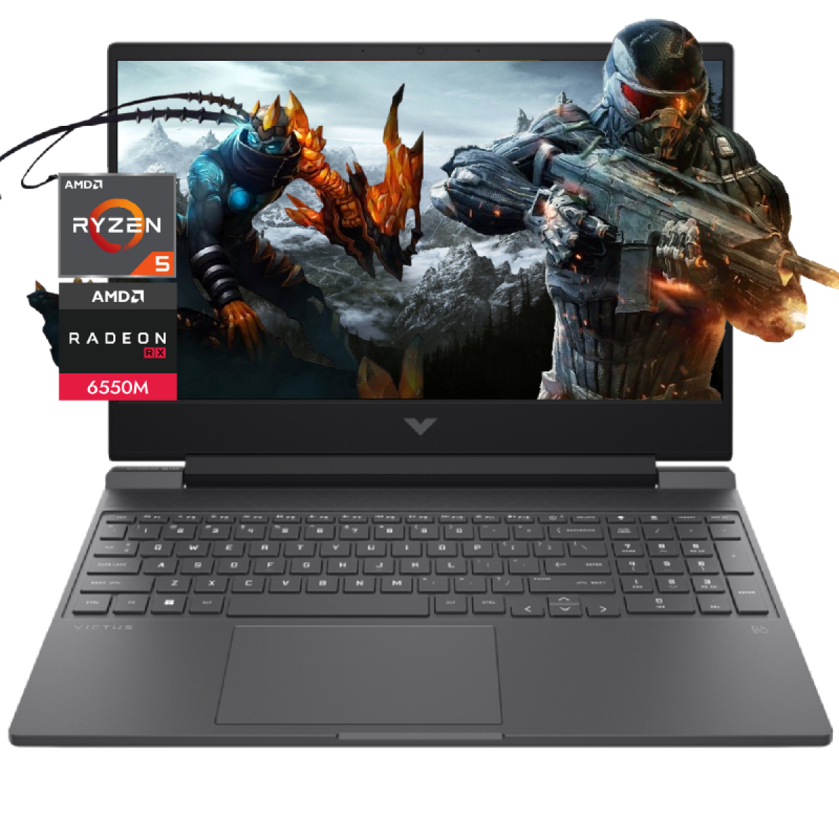 HP Victus 15 Gaming Laptop – Ryzen 5 7535HS with Radeon RX 6550M