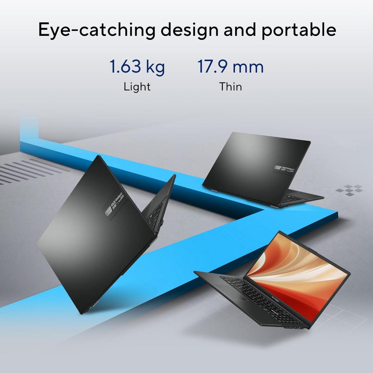 NEW Laptop ASUS Vivobook Go 15 | Intel® Core™ i3-N305 Processor, 8G Ram , 512GB SSD, 15.6-inch FHD (1920 x 1080) IPS-level Panel - Mixed Black
