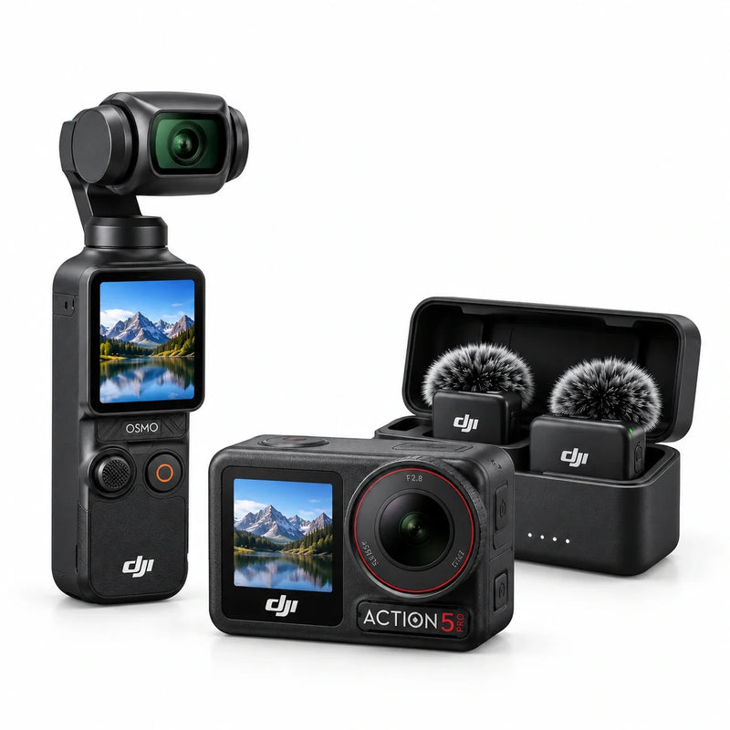 DJI Cameras, Mics & Gimbals