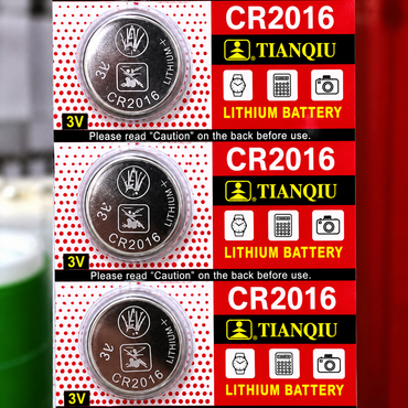 CR2016 3V Lithium Battery for Electronics