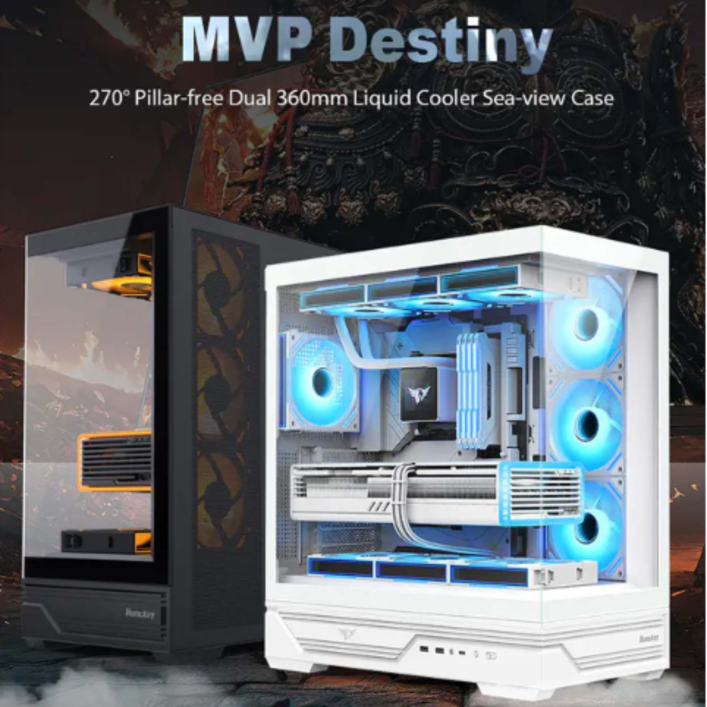 Huntkey MVP Destiny 4 ARGB Gaming Case Black