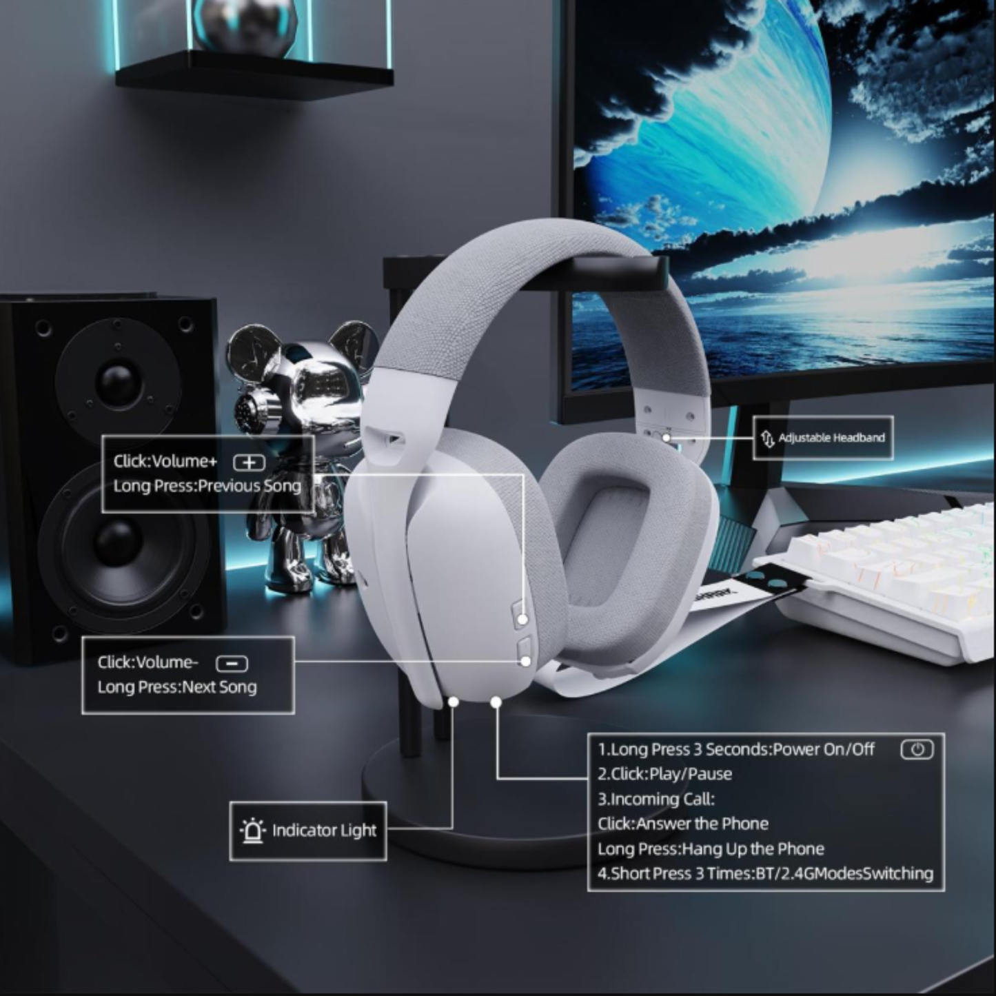 L80PRO Wireless Gaming Headset in Jordan & Amman
