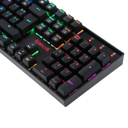Redragon K551 MITRA Mechanical Gaming Keyboard – Blue Switches & Red LED