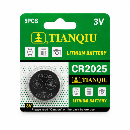 CR2025 3V Lithium Battery for Electronics