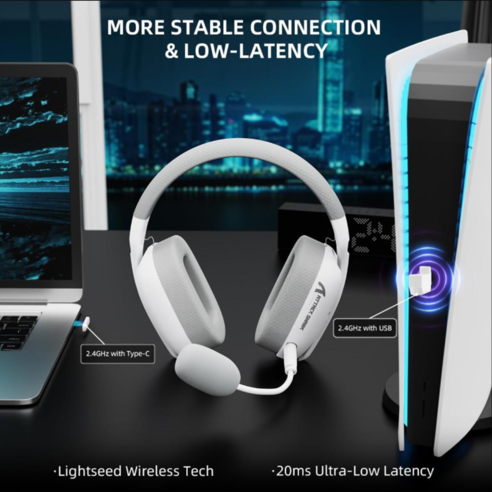 L80PRO Wireless Gaming Headset in Jordan & Amman