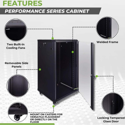 HAING 18U Wall Mount Server Cabinet 600x600