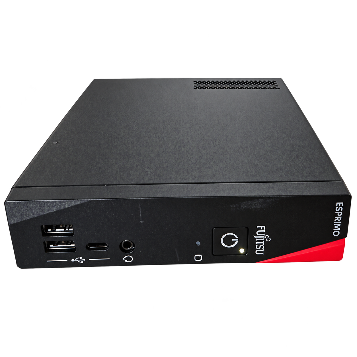 Fujitsu ESPRIMO G6012 used mini desktop PC with 12th Gen Intel Core i5-12400T, 32GB DDR4 RAM, 256GB NVMe SSD, integrated Intel UHD Graphics 730, USB-C, HDMI, DisplayPort and Gigabit Ethernet, compact office computer at SAMMANPC AlSamman For Computer in Amman, Irbid, Jordan