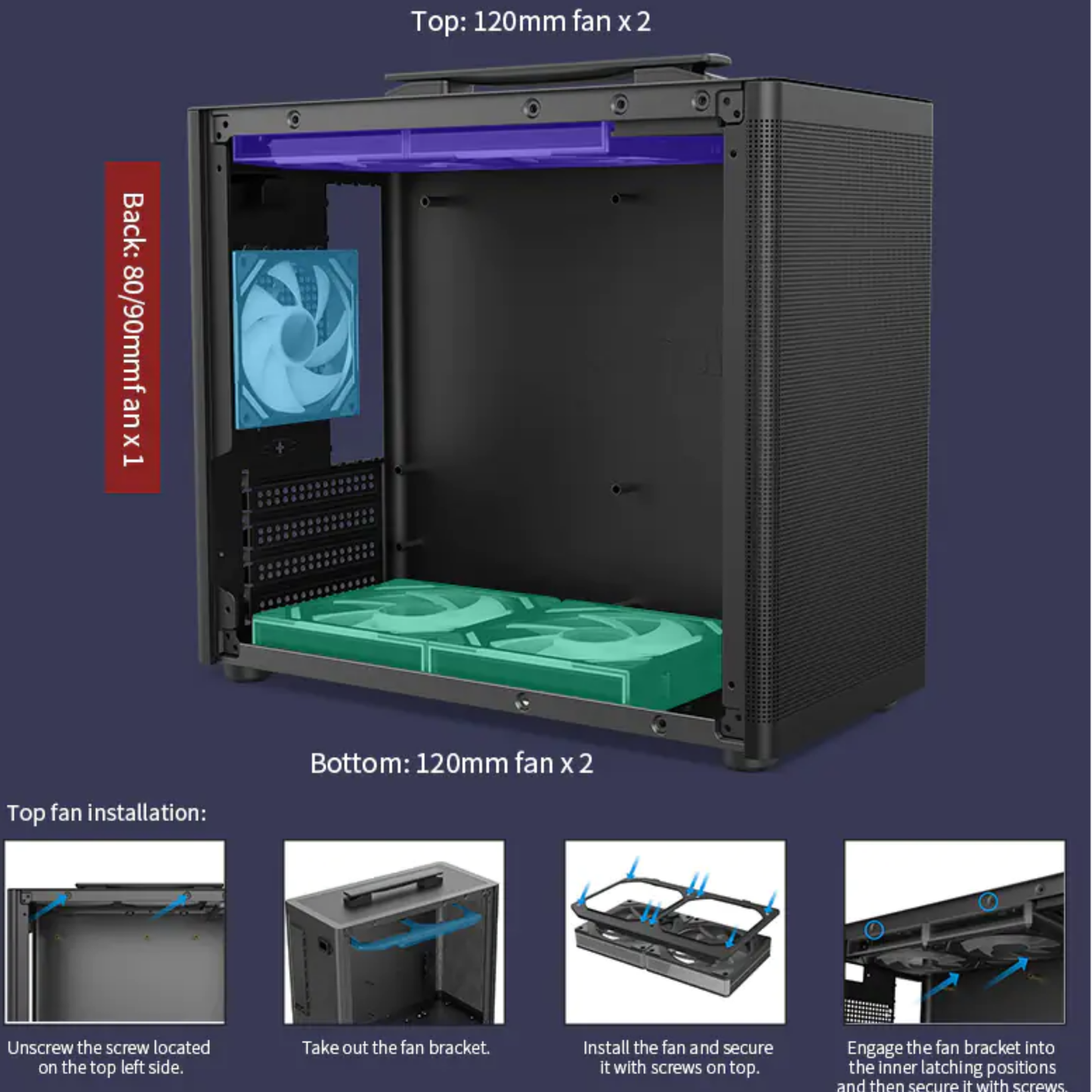 Huntkey A320G PC Empty Gaming Case without Fans