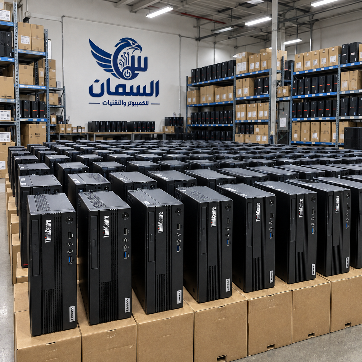 Lenovo ThinkCentre Core i7 Open Box agency condition desktop with 16GB RAM and 256GB SSD in Jordan Amman and Irbid from SAMMAN.JO and AlSamman For Computer
