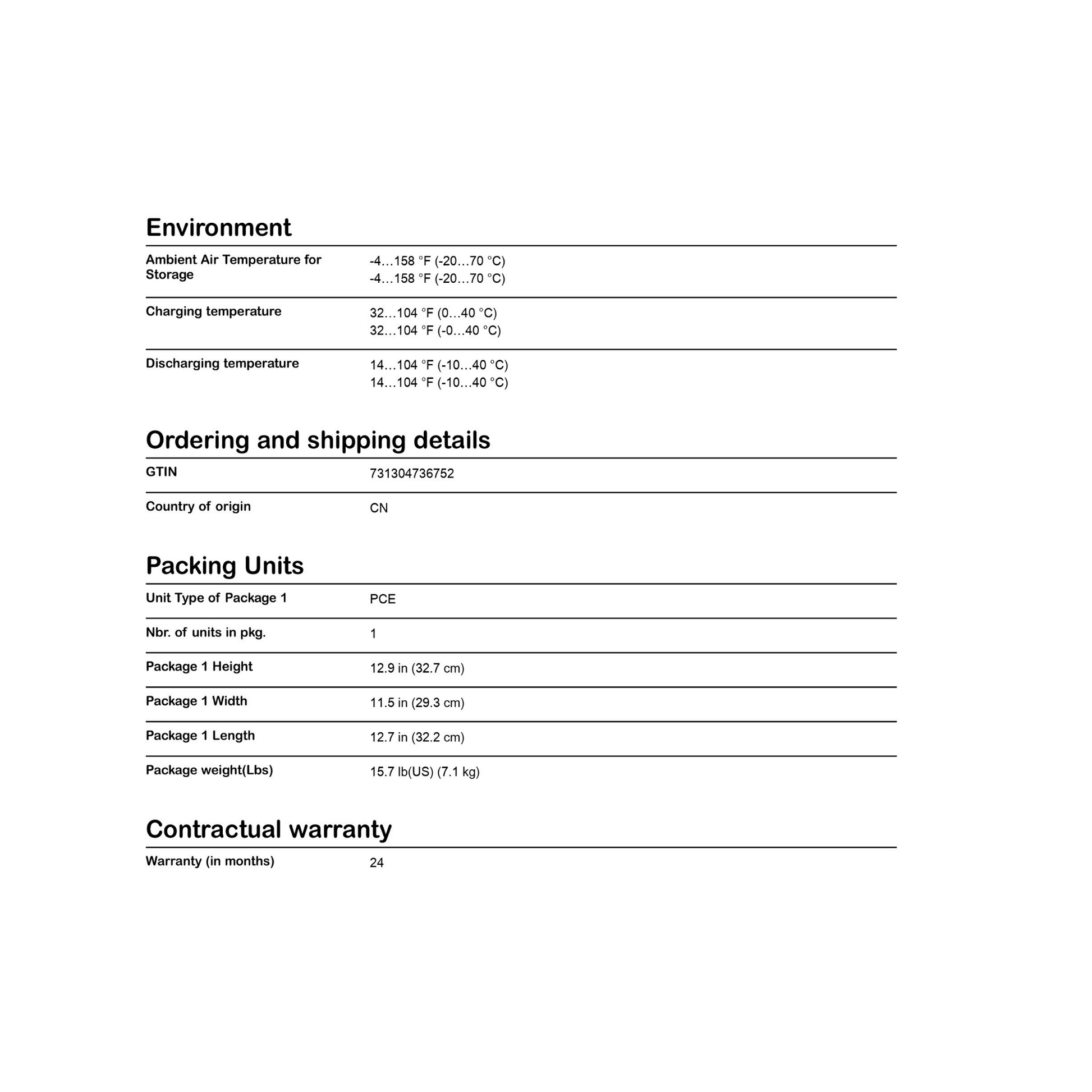 Schneider OffGrid Portable Power Station 500 technical specifications