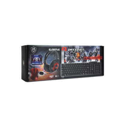 K40 Game-Specific RGB Keyboard with Macro Keys + 4-Piece Gaming Bundle