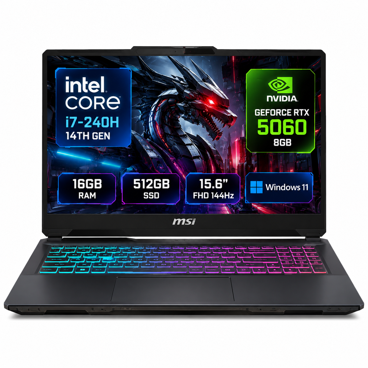 MSI Cyborg 15 i7 14th Gen RTX 5060 Gaming | Al-Samman for computer