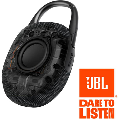 مكبر صوت JBL Clip 5 المحمول المقاوم للماء بتقنية بلوتوث، يعمل لمدة 12 ساعة