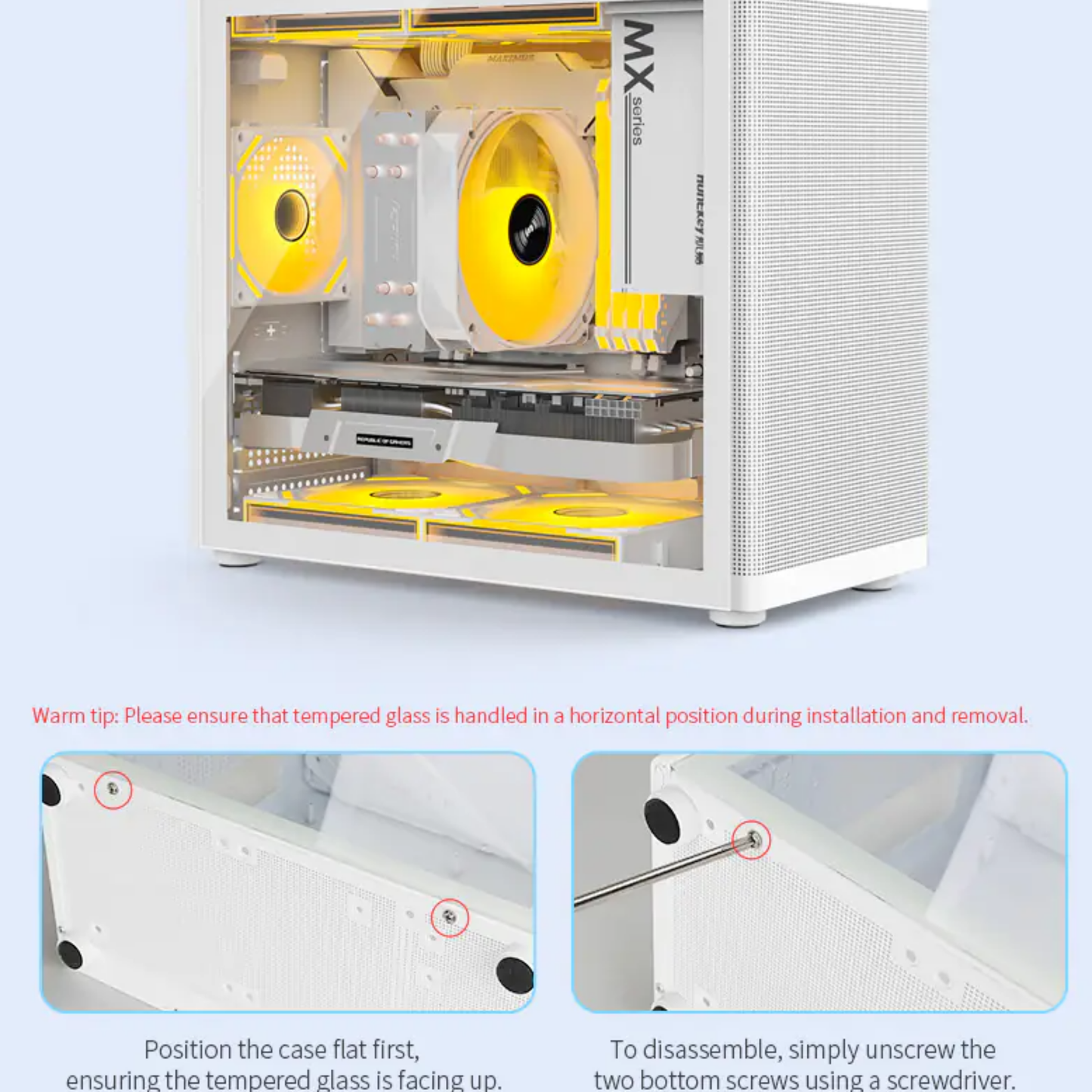Huntkey A320G PC Empty Gaming Case without Fans