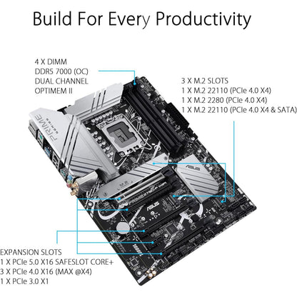 ASUS Prime Z790-P WiFi Motherboard Jordan