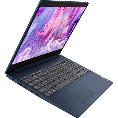 كمبيوتر محمول Lenovo IdeaPad 1 N4020 15IGL Celeron من الجيل الثالث 8 جيجابايت DDR4 256 جيجابايت SSD مقاس 15.6 بوصة عالي الدقة