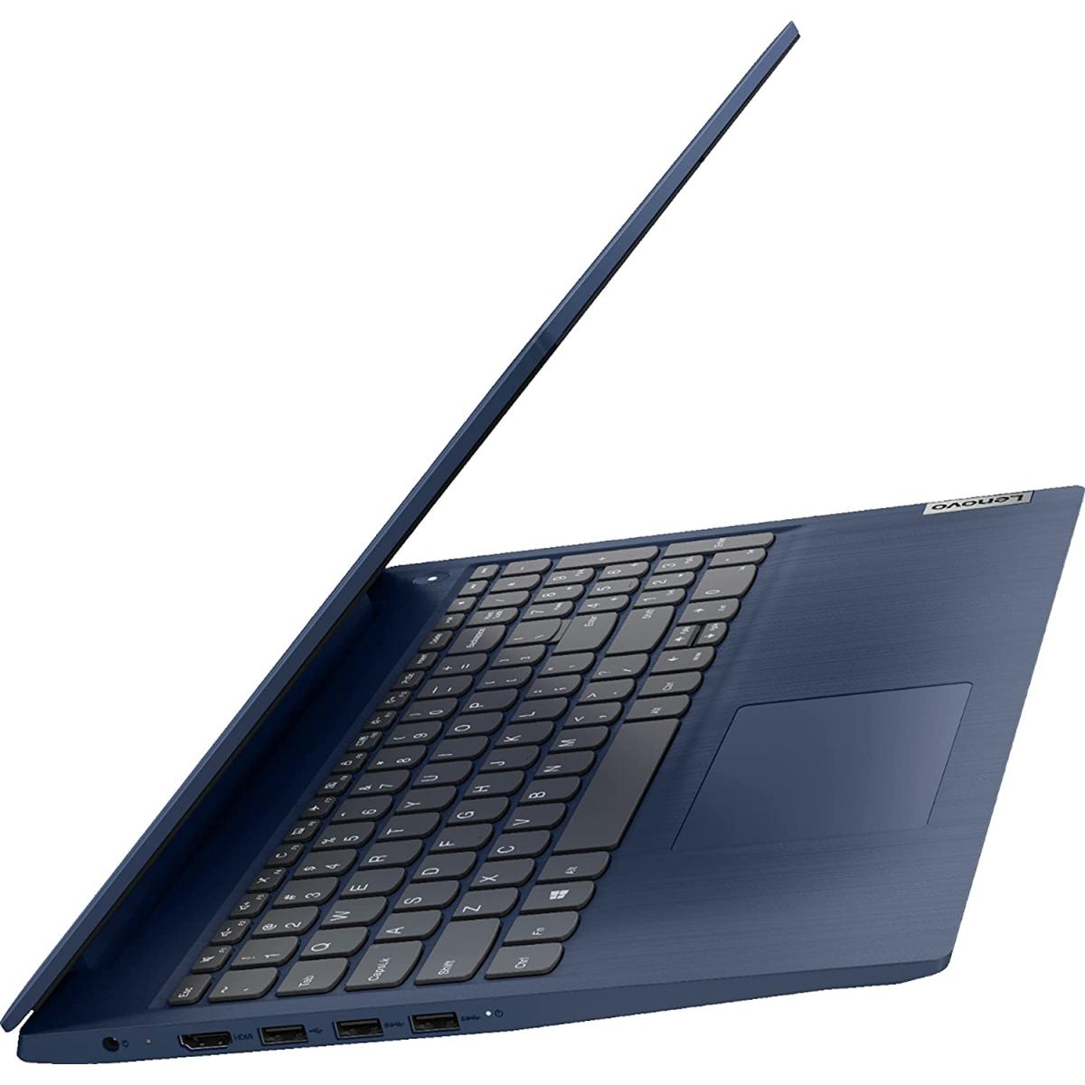 كمبيوتر محمول Lenovo IdeaPad 1 N4020 15IGL Celeron من الجيل الثالث 8 جيجابايت DDR4 256 جيجابايت SSD مقاس 15.6 بوصة عالي الدقة