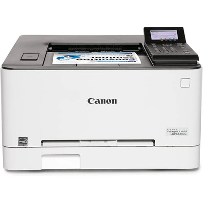 طابعة كانون I-SENSYS LBP633Cdw ليزر ملونة لاسلكية ومزدوجة A4 للمنزل والمكتب حتى 21 صفحة في الدقيقة - أبيض